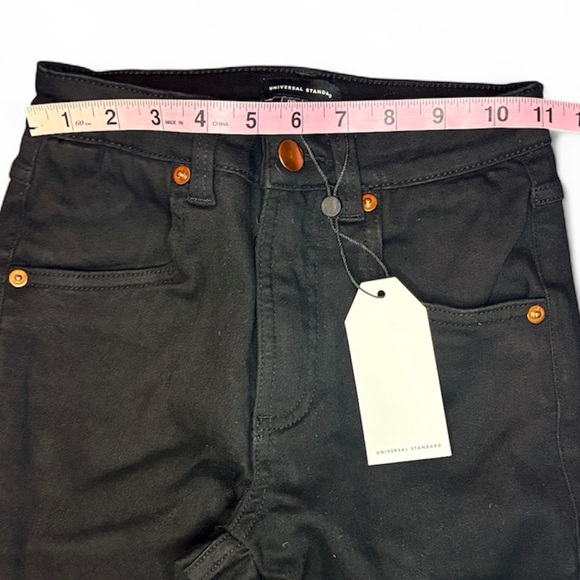 Seine High Rise Skinny Jeans Black  Size 00 (4XS) - Picture 7 of 13